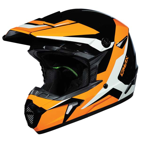 GMAX MX46 CYCLUS MX HELMET BLACK/ORANGE MEDIUM D3465495