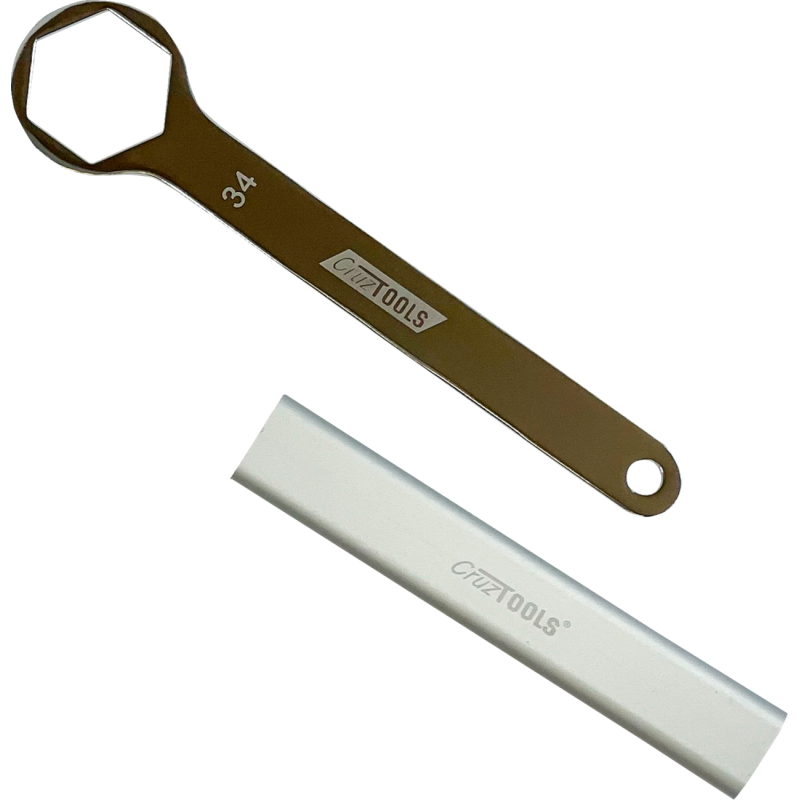 CRUZTOOLS WRENCH AXLE 34MM W/EXTENSION AW34X