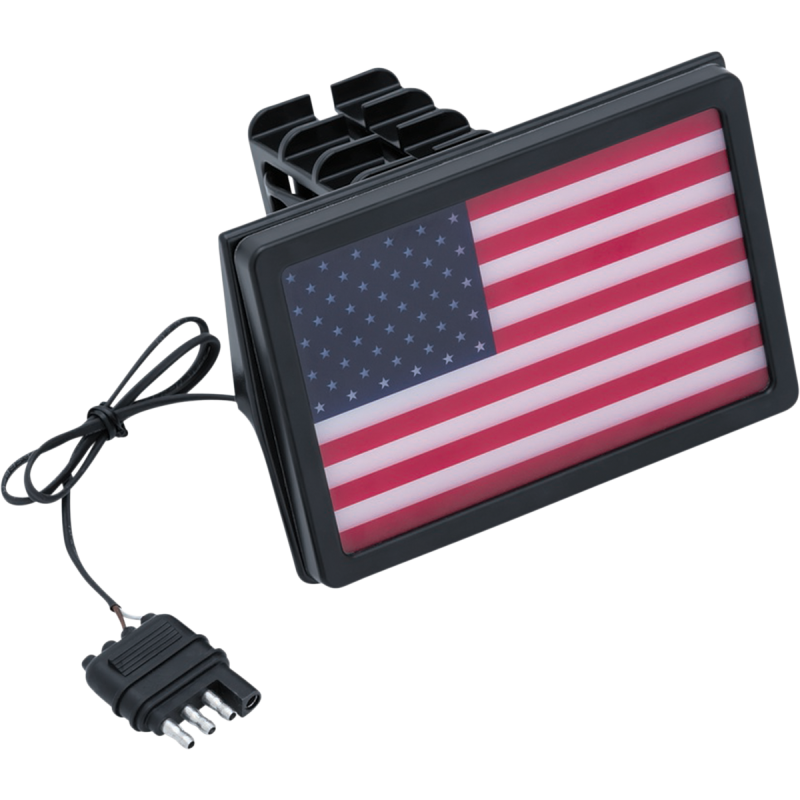 KURYAKYN COVER REC HITCH LED FLAG PN 2893 KUR2893