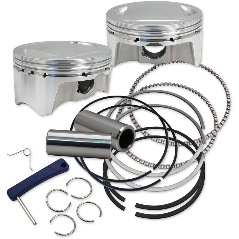 S&S CYCLE PISTON, SET, 3.937" X 4-3/8", STANDARD, 107", CP PISTONS 920-0100