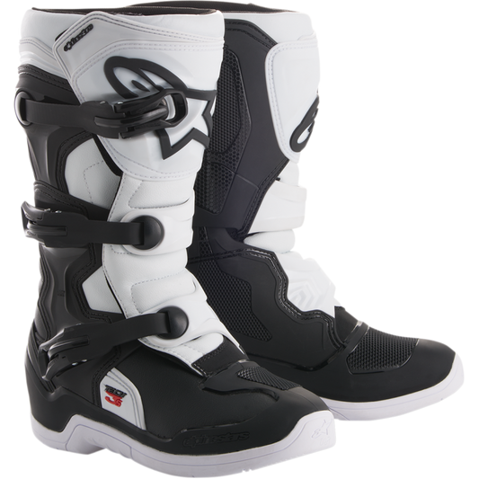 ALPINESTARS BOOT T3S YTH BK/WT 8 2014018-12-8