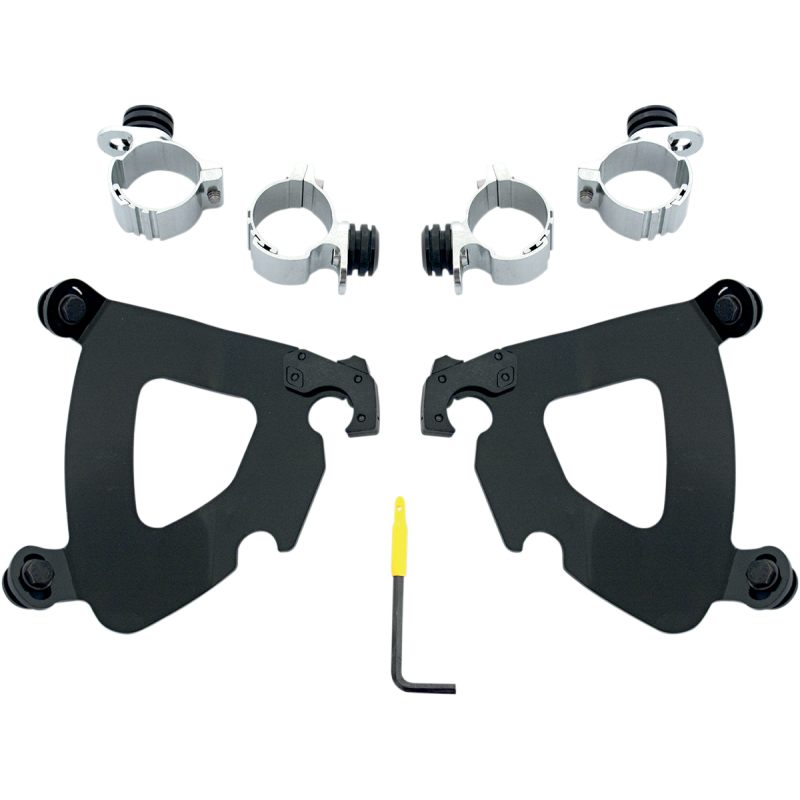 MEMPHIS SHADES HD MNT KIT GAU XL 48 BLK MEB1984