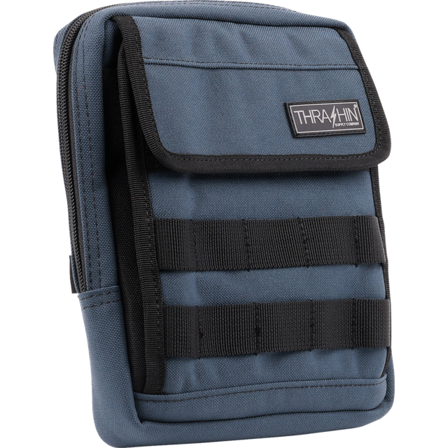 THRASHIN SUPPLY CO. BAG HANDLEBAR TSC SLIM BLUE THB-0029