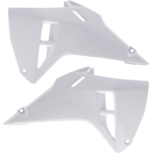 ACERBIS RADIATOR SHROUD- CRF250R/RX, CRF450R/RX:25 WHITE 2986000002