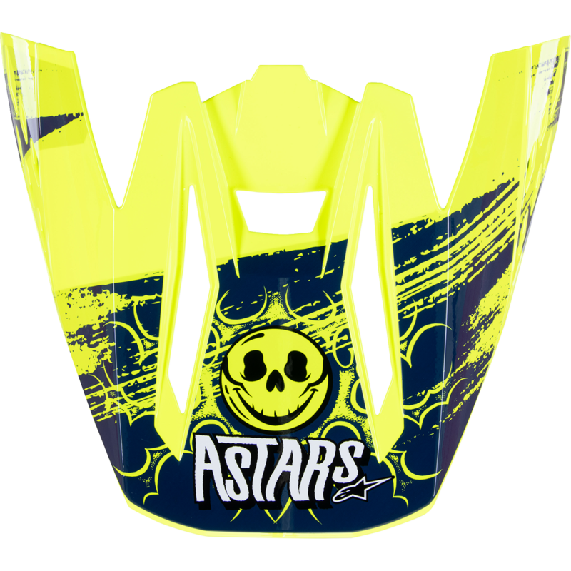 ALPINESTARS VISOR SM5 RASH NV/YL 8987023-7455-OS