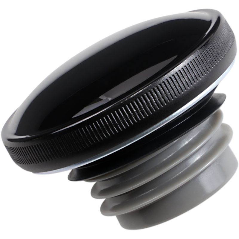 DRAG SPECIALTIES L96-19 GL/BLK SCREW GAS CAP W/VENT 03-0305GB-A