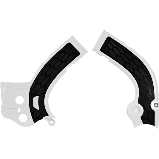 ACERBIS FRAME GUARDS- X-GRIP KX450F:09-18 SILVER/BLACK 2374271015