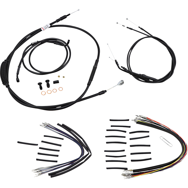 BURLY BRAND 14" T BAR CABLE KIT 07-11 DYNA B30-1148