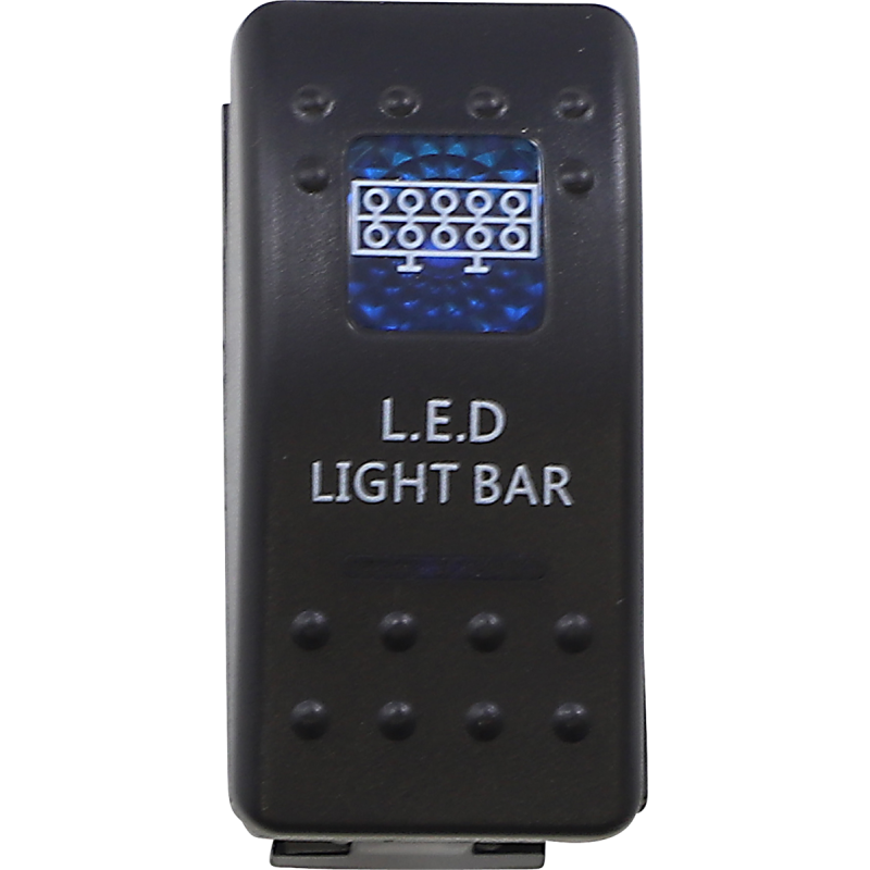 MOOSE UTILITY DIVISION MOOSE BRANDED LED LIGHTBAR SWITCH WITH BLUE LED LLB-PWR