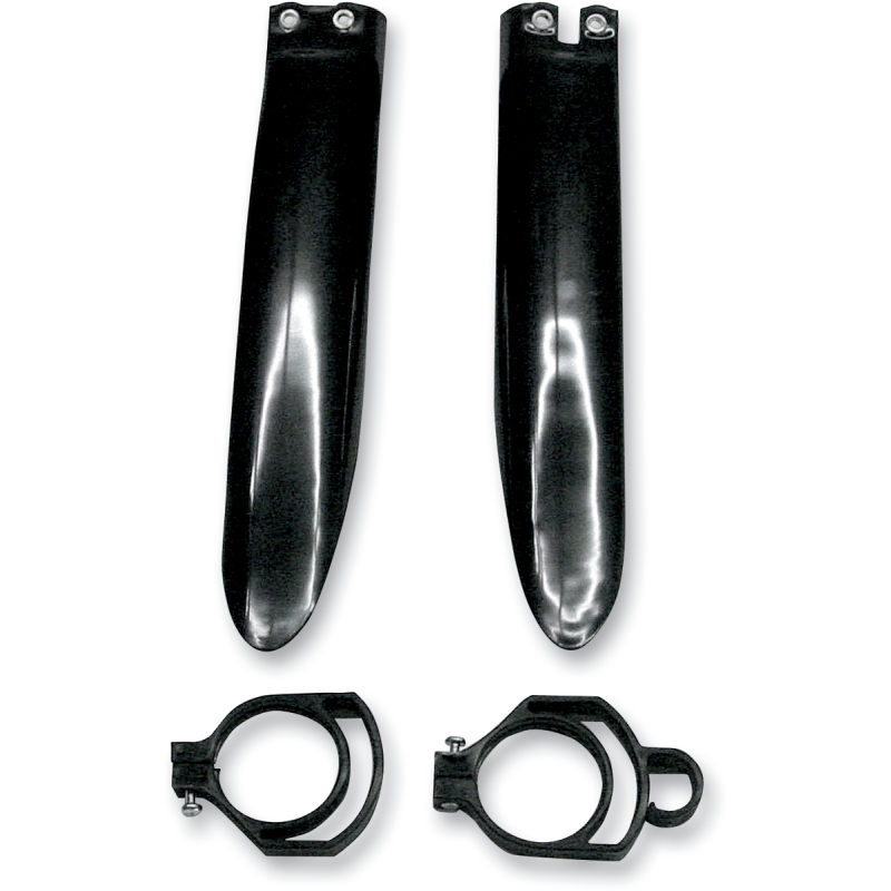 UFO KX80/85 98-13 FORK PROTECTORS BLACK KA03711-001
