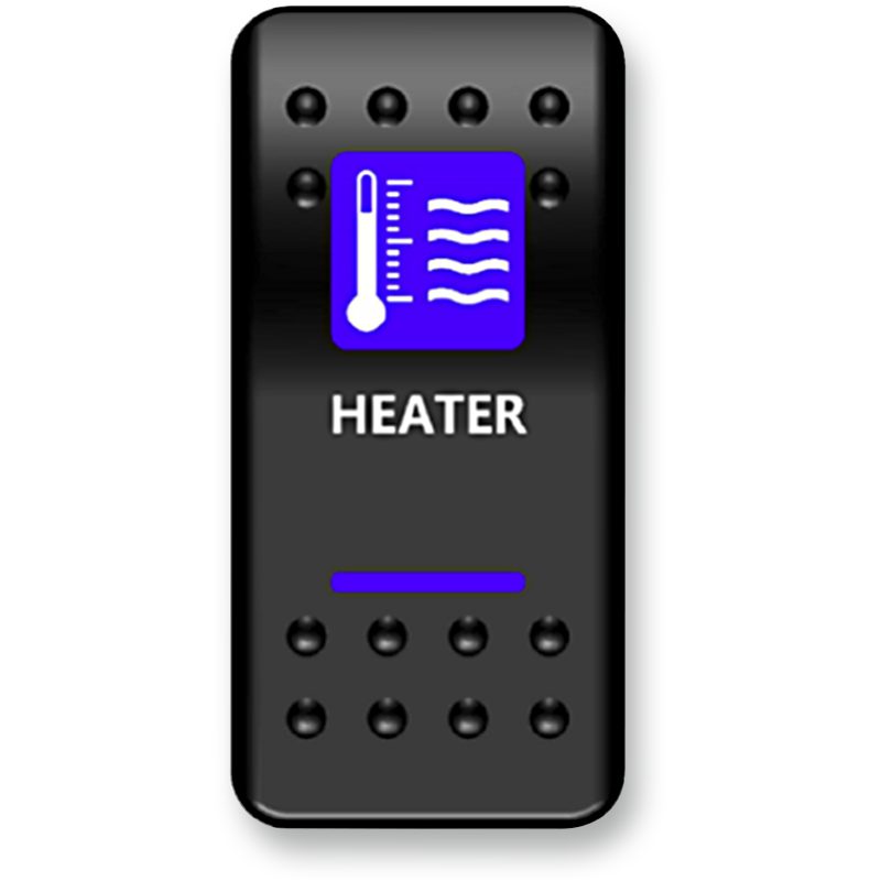 MOOSE UTILITY DIVISION MOOSE BRANDED HEATER SWITCH WITH BLUE LED HTR-PWR