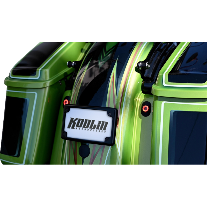 KODLIN TOURING LICENSE PLATE KIT BLACK KUS20100