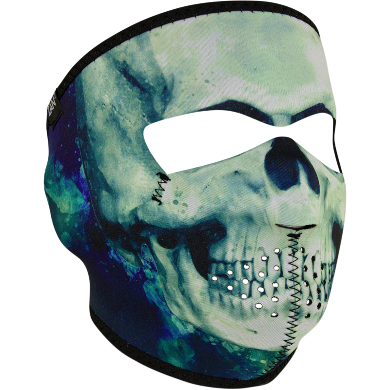 ZAN HEADGEAR FULL FACE MASK NEOPRENE PAINT SKULL WNFM414