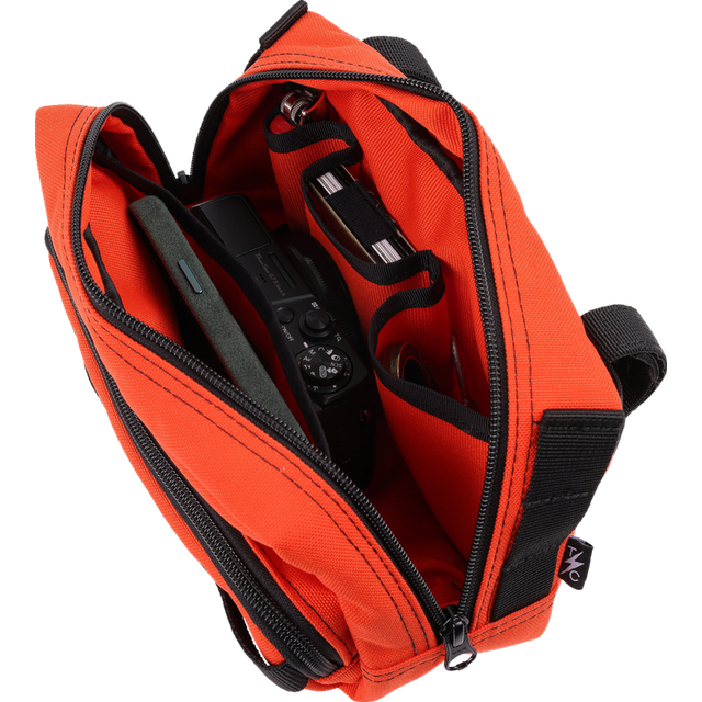 THRASHIN SUPPLY CO. BAG HANDLEBAR TSC PLUS ORANGE THB-0028