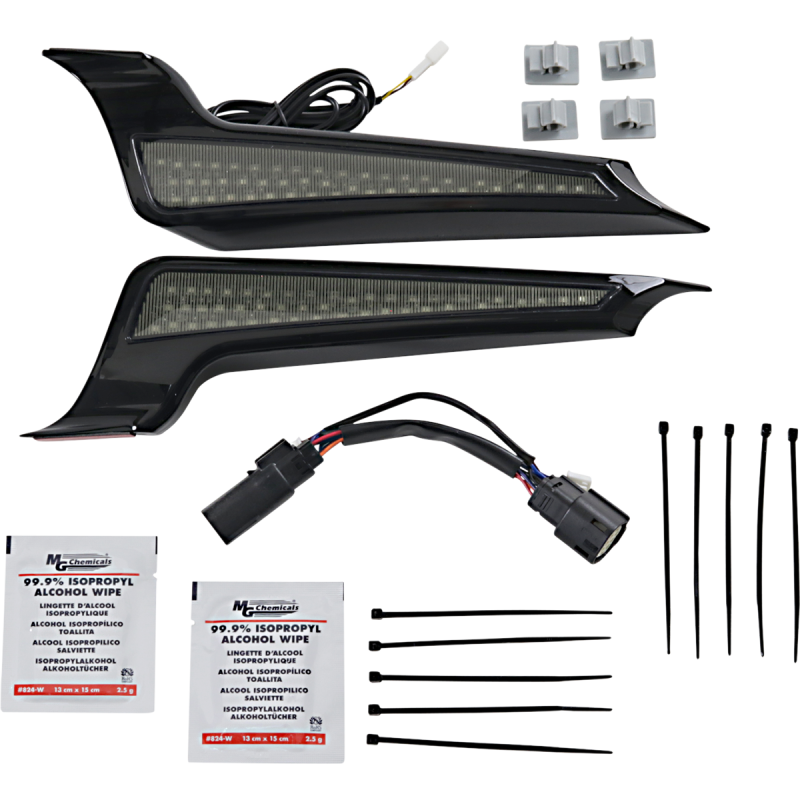 CUSTOM DYNAMICS LIGHT FASCIA BLK/SMK CD-FASCIA-BCMBS