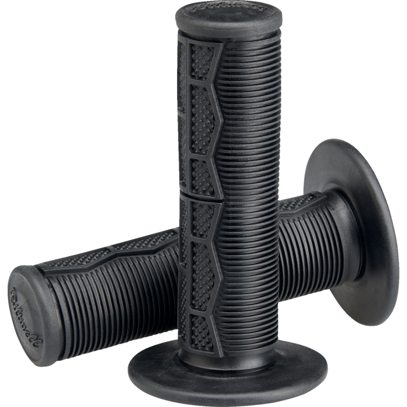 BILTWELL GRIPS MOTO MEDIUM BLACK 1" 6708-0701