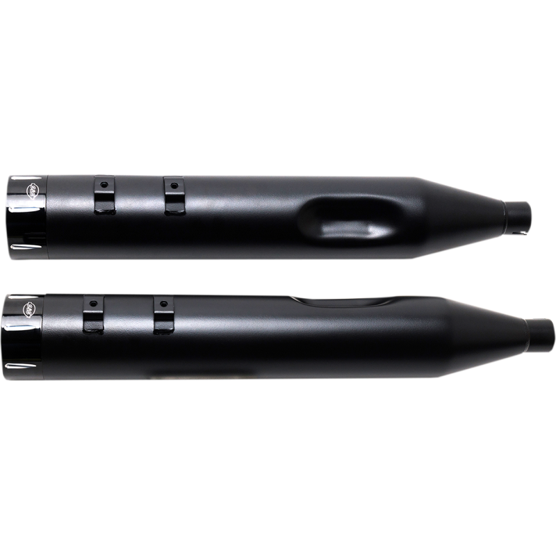 S&S CYCLE 95-16 FLHT MUFFLERS 4.5" BLK/B.TRACR 550-0625