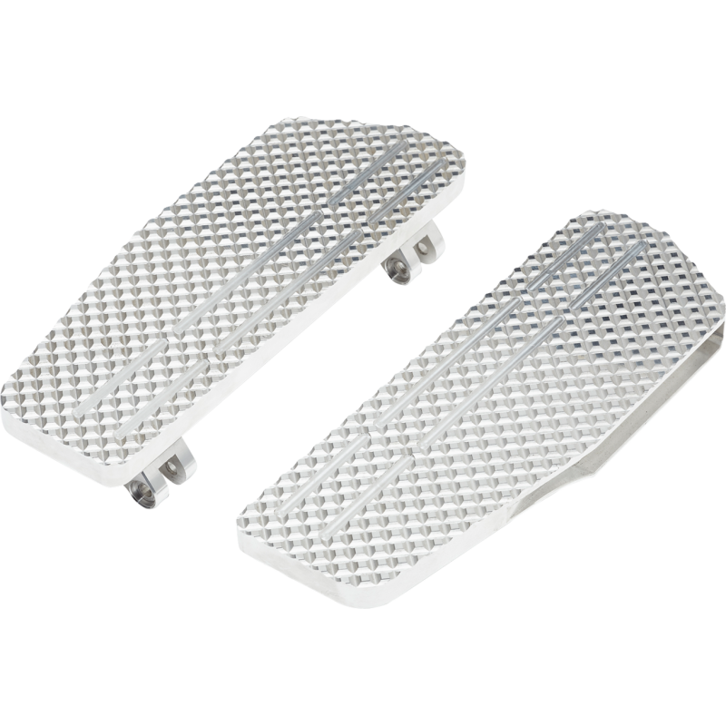 LA CHOPPERS FLOORBOARD PERF RAW LA-P101-00