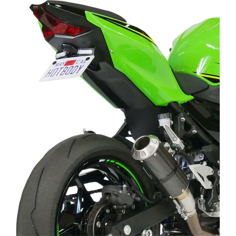 HOT BODIES SLIP-ON CARBON/SS MGP KAW NINJA 400 18' 51801-2404