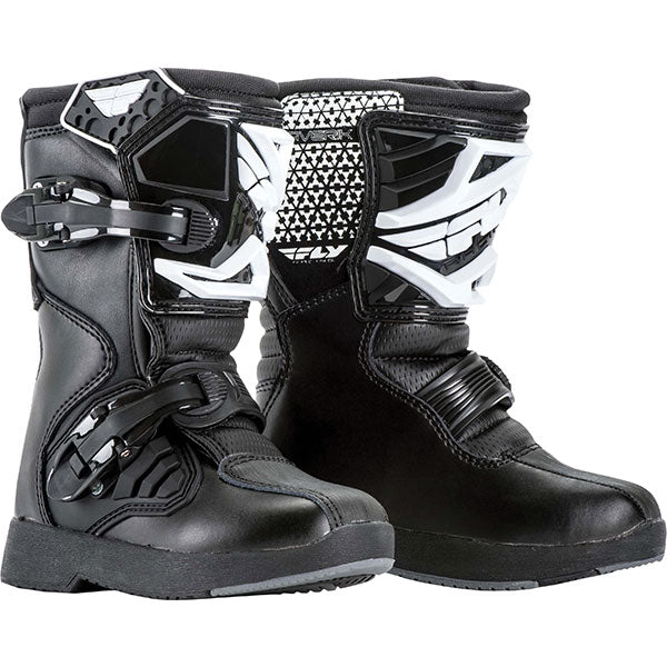 FLY RACING YOUTH MAVERIK MOTORCROSS BOOTS BLACK YOUTH 13 364-55099
