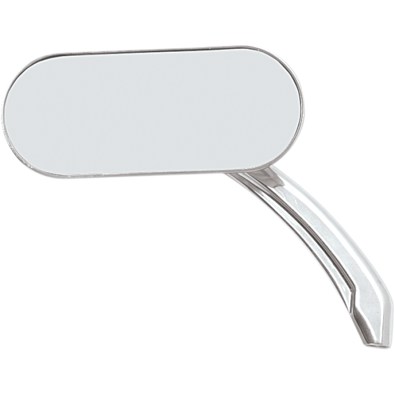 DRAG SPECIALTIES OVAL MIRROR LEFT OR RIGHT CHROME 1901-0026