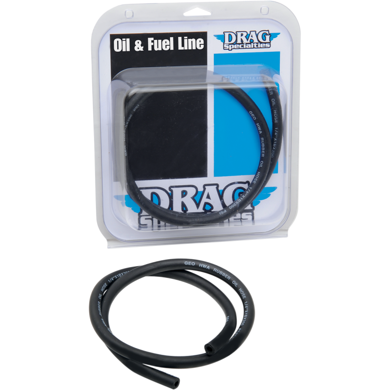 DRAG SPECIALTIES 1/4" X3' FUEL LINE HOSE 0706-0150