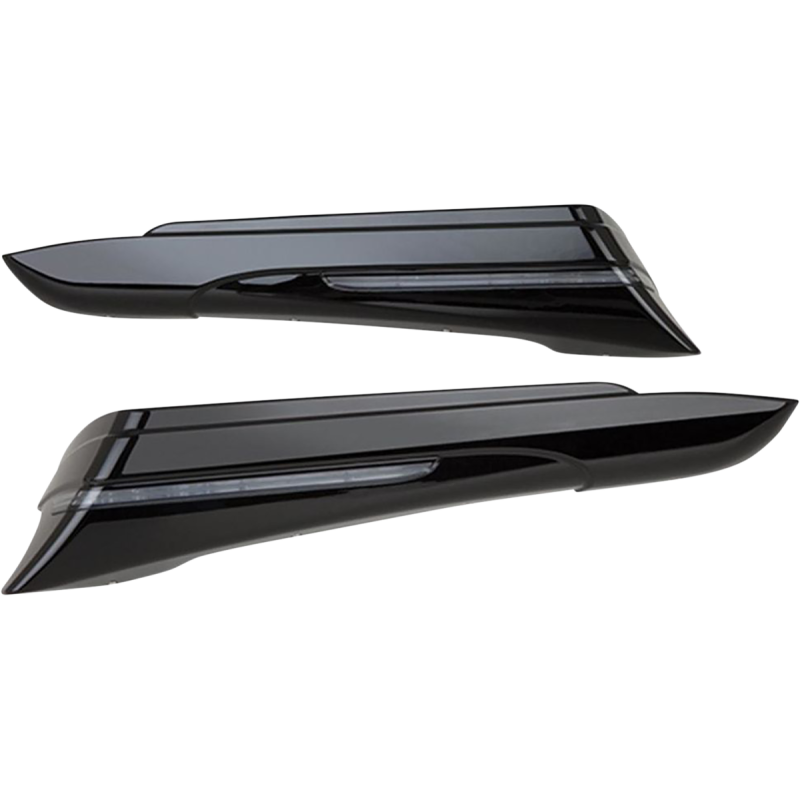 CIRO LLC SADDLEBAG EXTENSIONS '14-UP, BLACK 40111