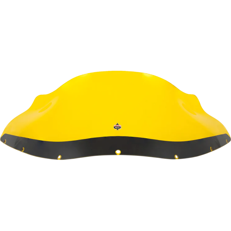 KLOCK WERKS KOLOR FLARE™ WINDSHIELD - 9" - YELLOW - FXRP KWW-02-0616