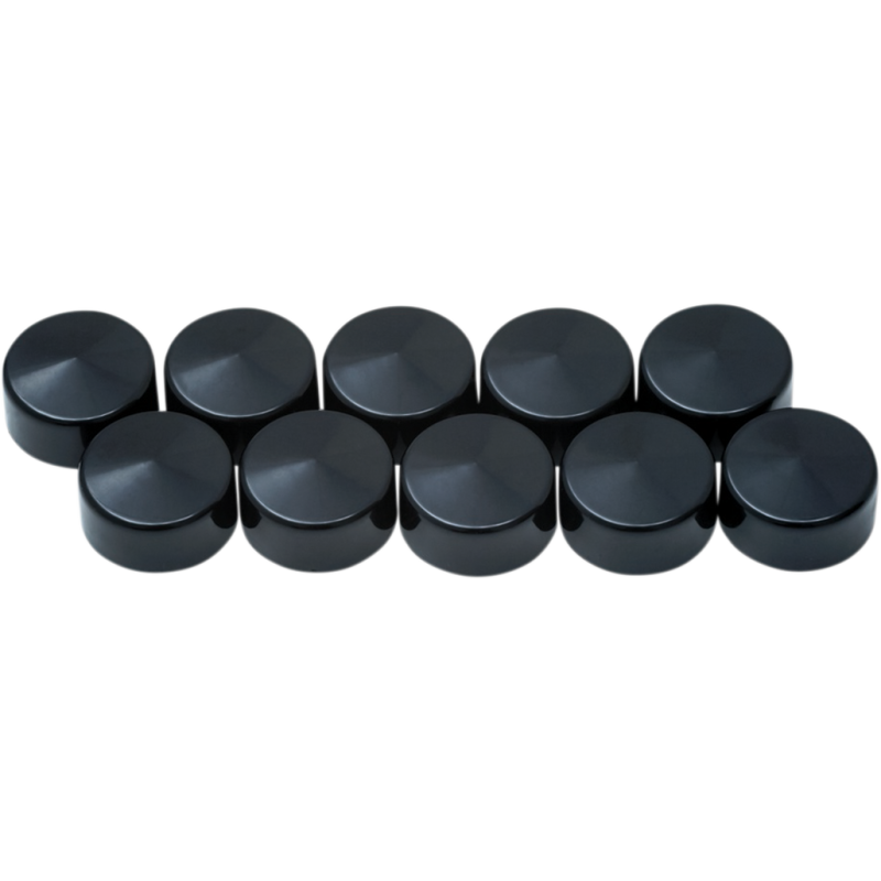 KURYAKYN KOOL KAPS GLOSS BLACK FOR 1/2" HEX BOLTS PN 2459- KUR2459