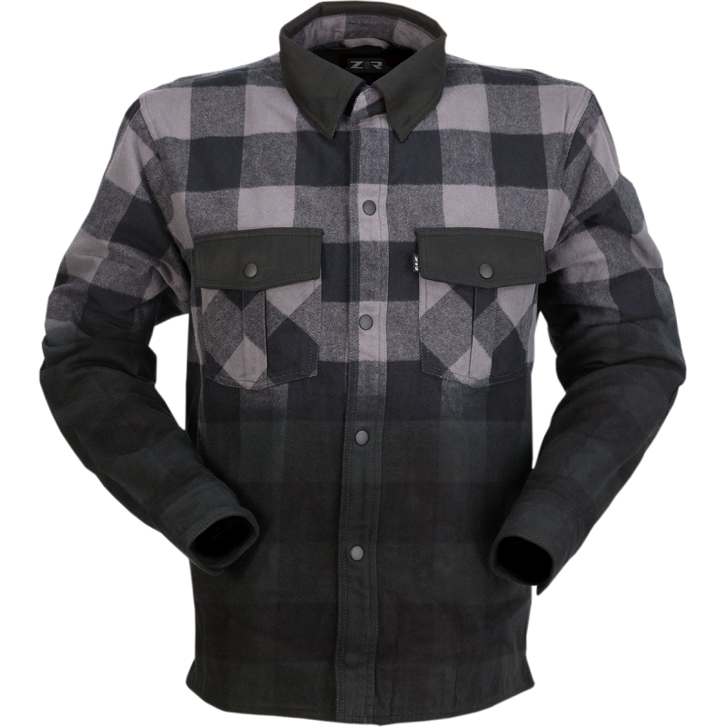 Z1R SHIRT DUKE FLANNEL GY/BK 2X 2840-0161