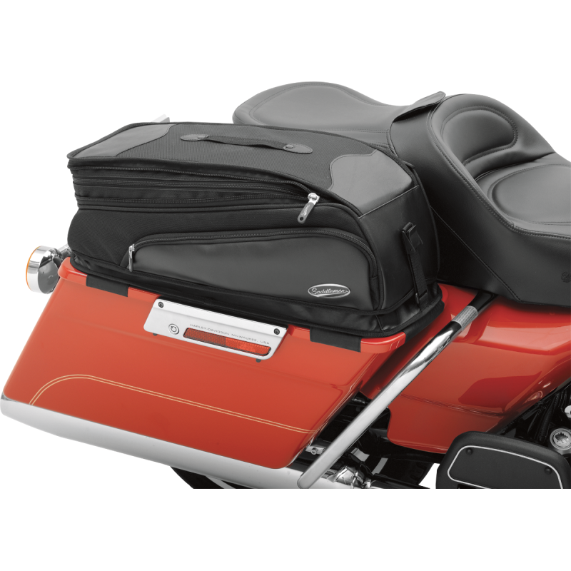 SADDLEMEN SADDLEBAG CHAP DELUXE WITH LID BAGS 3501-0454