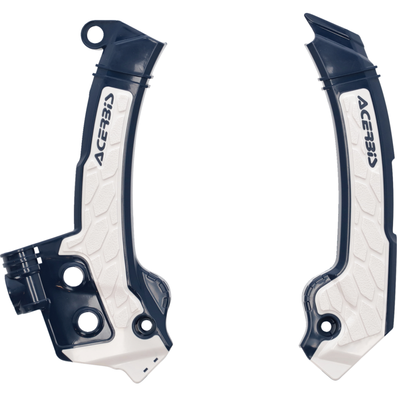 ACERBIS FRAME GUARDS- BLUE/WHITE-X-GRIP FC250-450:23, FX350/450:23, 2979601006