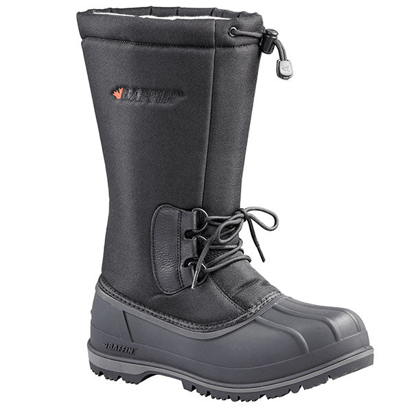 BAFFIN MEN'S KLONDIKE BOOTS 10 BLACK HTGE-M002-BBI-10