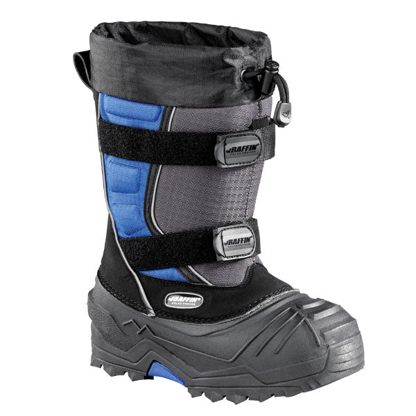 BAFFIN YOUNG EIGERS BOOTS YOUTH 8 BLACK/BLUE EPIC-J001-CAC-8