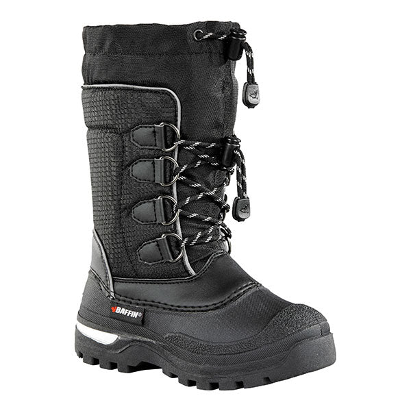 BAFFIN YOUTH'S PINETREE BOOTS YOUTH 5 BLACK SNTR-J026-BK1-5