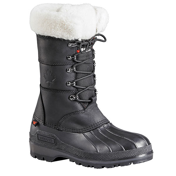 BAFFIN WOMEN'S MAPLE LEAF BOOTS 10 BLACK GLAC-W003-BLK-SZ10