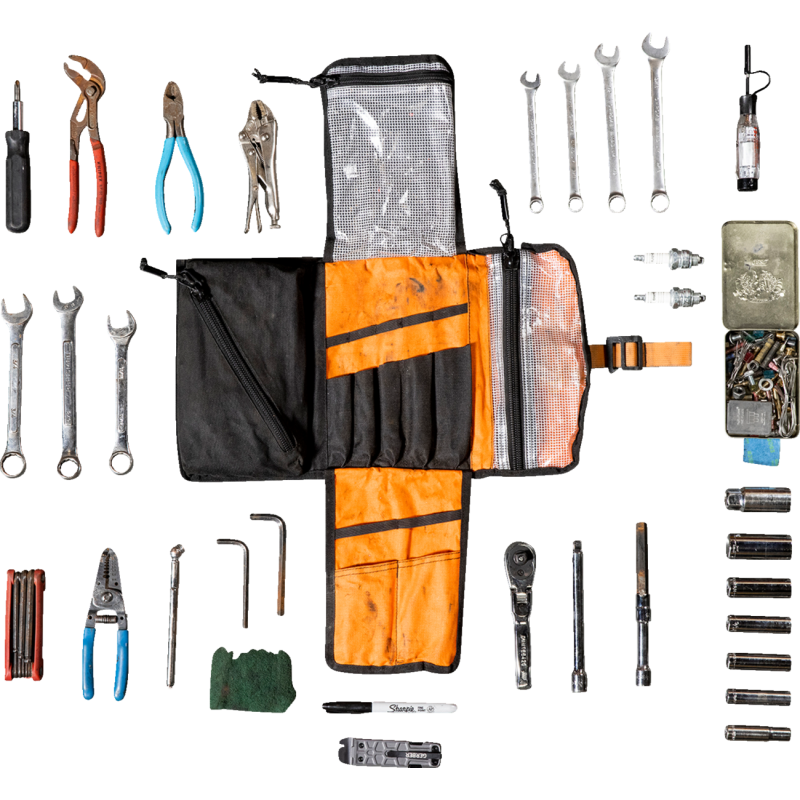 BILTWELL TOOL ROLL EXFIL-0 2.0 BLK 3017-01