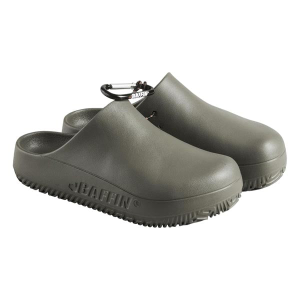 BAFFIN RECOVERY MEN'S CLOGS GREEN 14 CLOG-M002-GRA-14