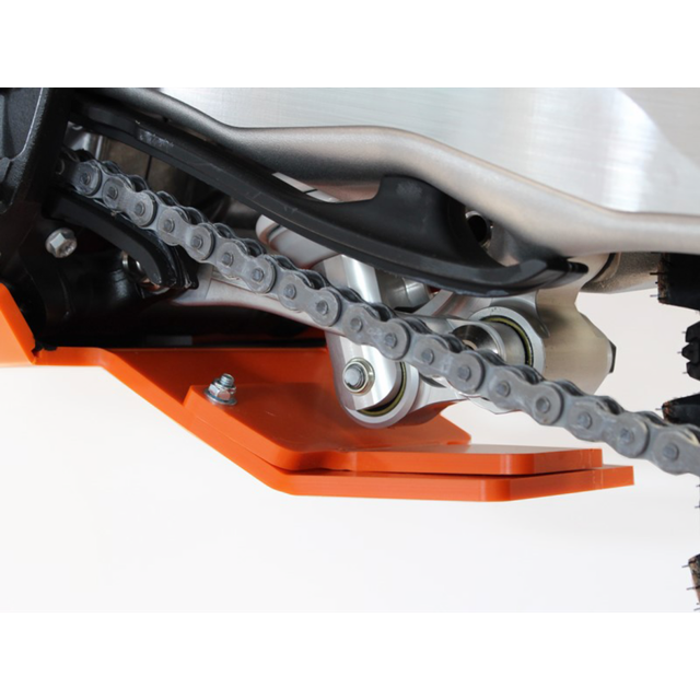 AXP RACING XTR SKIDPLATE 8MM KTM 250-300 SX-XC-TC TX ORANGE AX1649