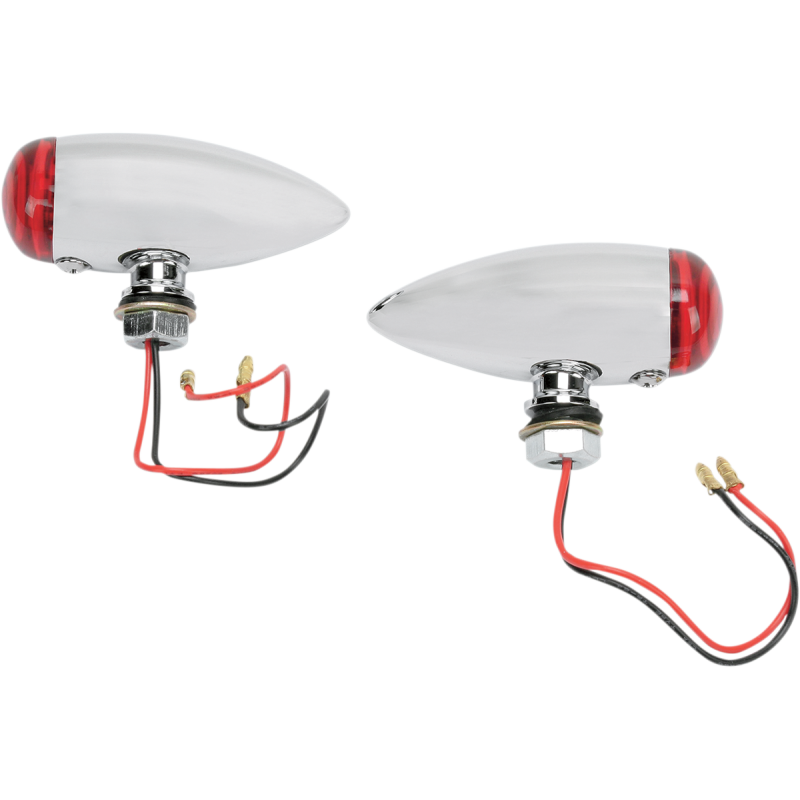 DRAG SPECIALTIES SMOOTH LED M/LIGHTS RED/RED (PR) 7805-2070