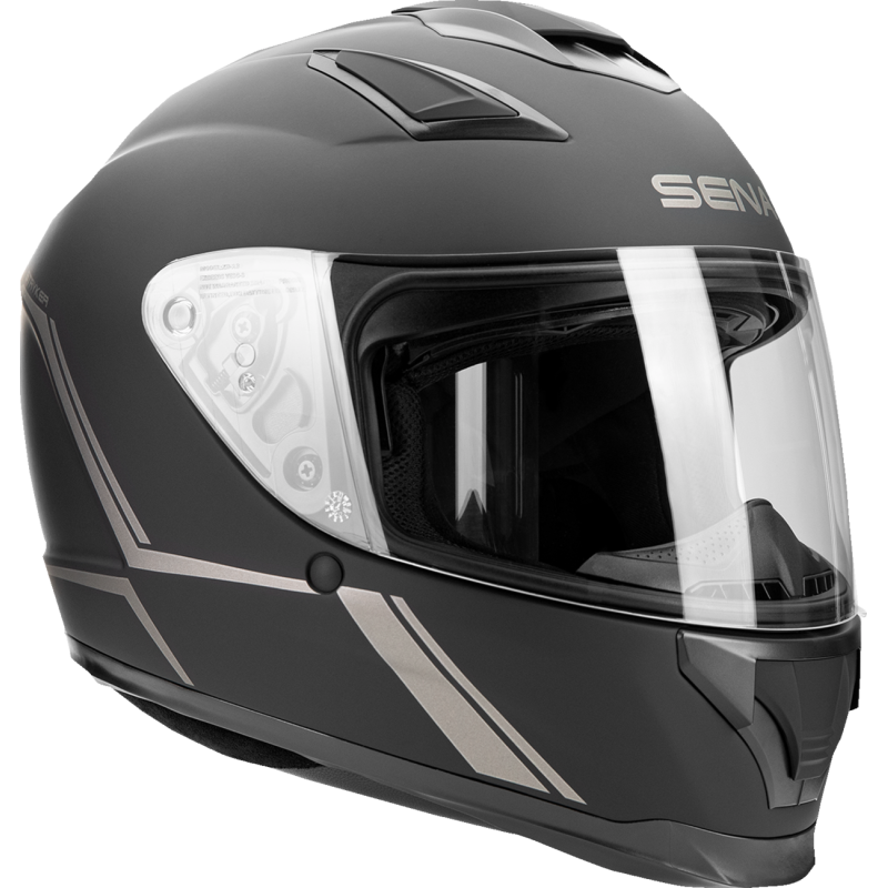 SENA STRYKER SMART HELMET FULL-FACE MATT BLACK XL SIZE DOT STRYKER-MB0XL1