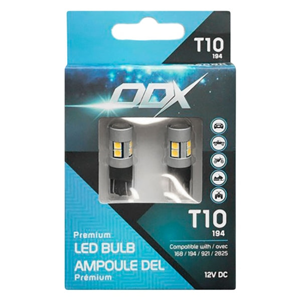 ODX LED BULB MINI SERIES 194 QTY 2 ODX T10-A