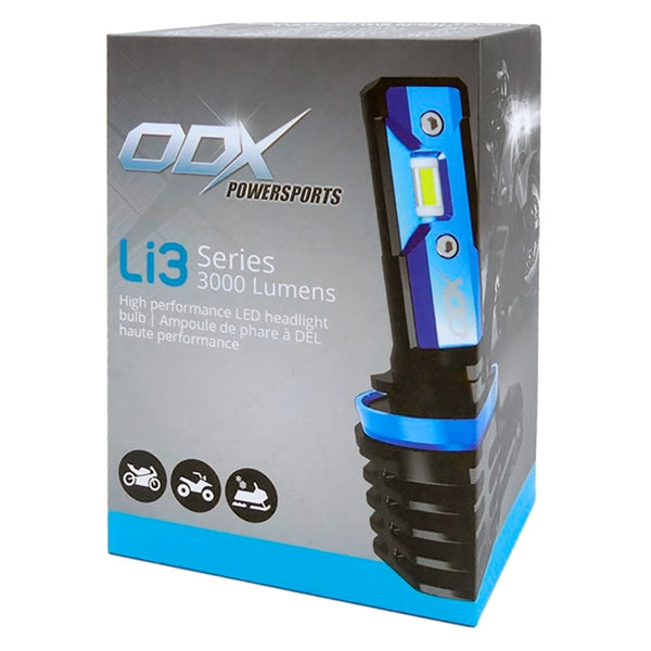 ODX LED BULB LI3 3000 LUMENS 9012 QTY 1 ODX LEDLI3-9012