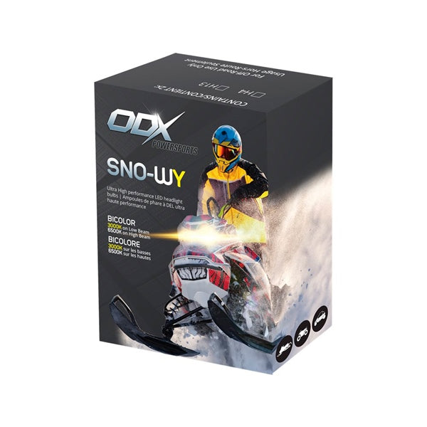 ODX LED BULB SNOW-WY DUALCOLOR H4 QTY2 LEDSNOWY-H4