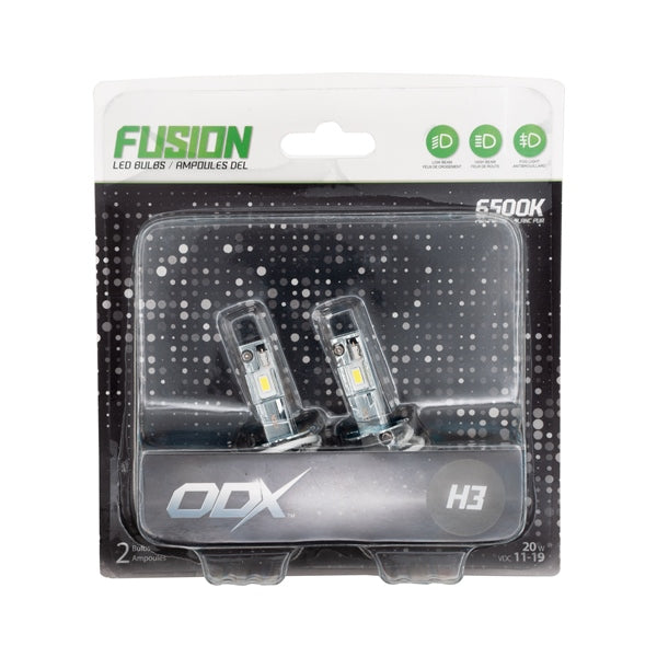 ODX BULB LED FUSION SERIES H3 QTY2 ODX LEDFUSION-H3