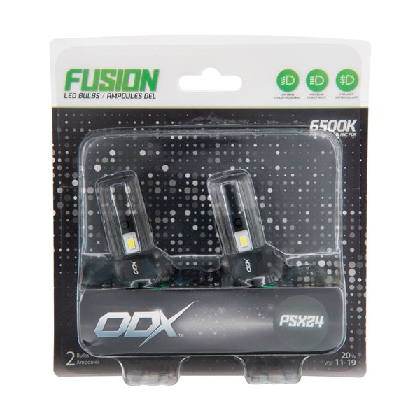 ODX BULB LED FUSION SERIES PSX24 QTY2 ODX LEDFUSION-PSX24W