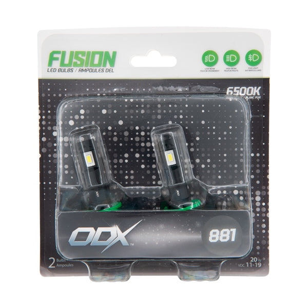 ODX BULB LED FUSION SERIES 881 QTY2 ODX LEDFUSION-881