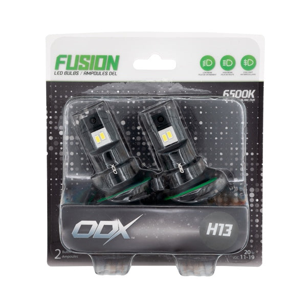 ODX BULB LED FUSION SERIES H13 QTY2 ODX LEDFUSION-H13