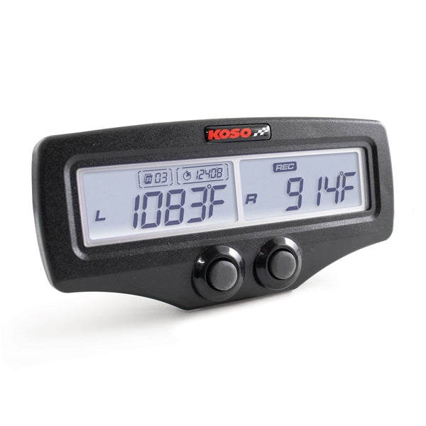 KOSO DUAL EGT GAUGE W/QUICK RESPONSE SENSORS BA006000X