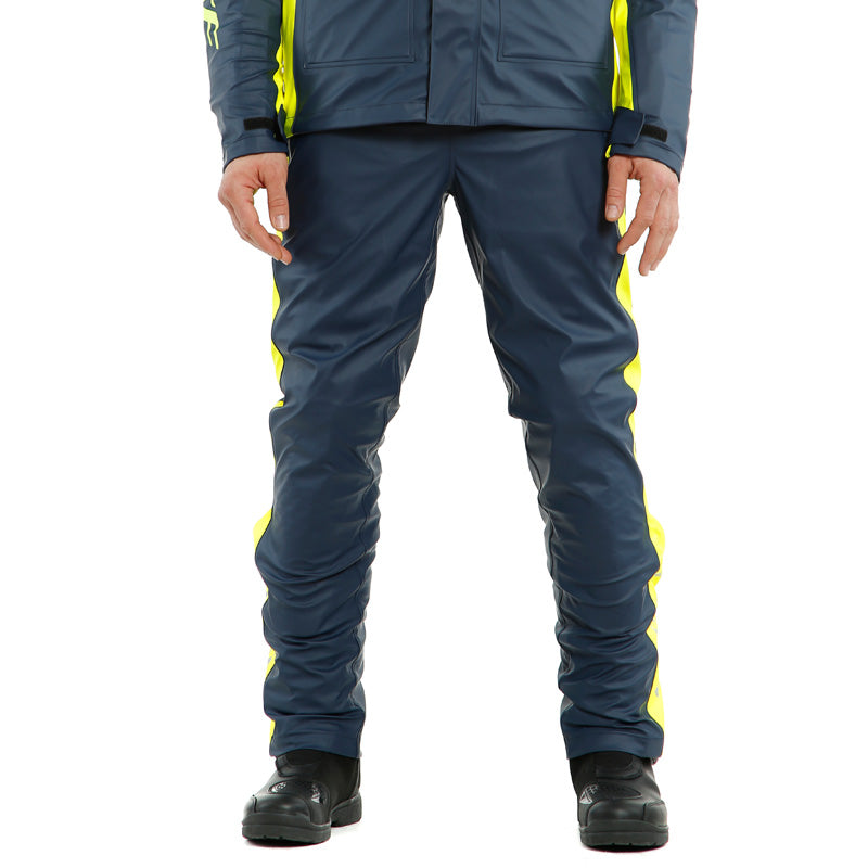 DAINESE STORM 2 UNISEX PANTS BLACK-IRIS/FLUO-YELLOW 1634298-87E-XXL